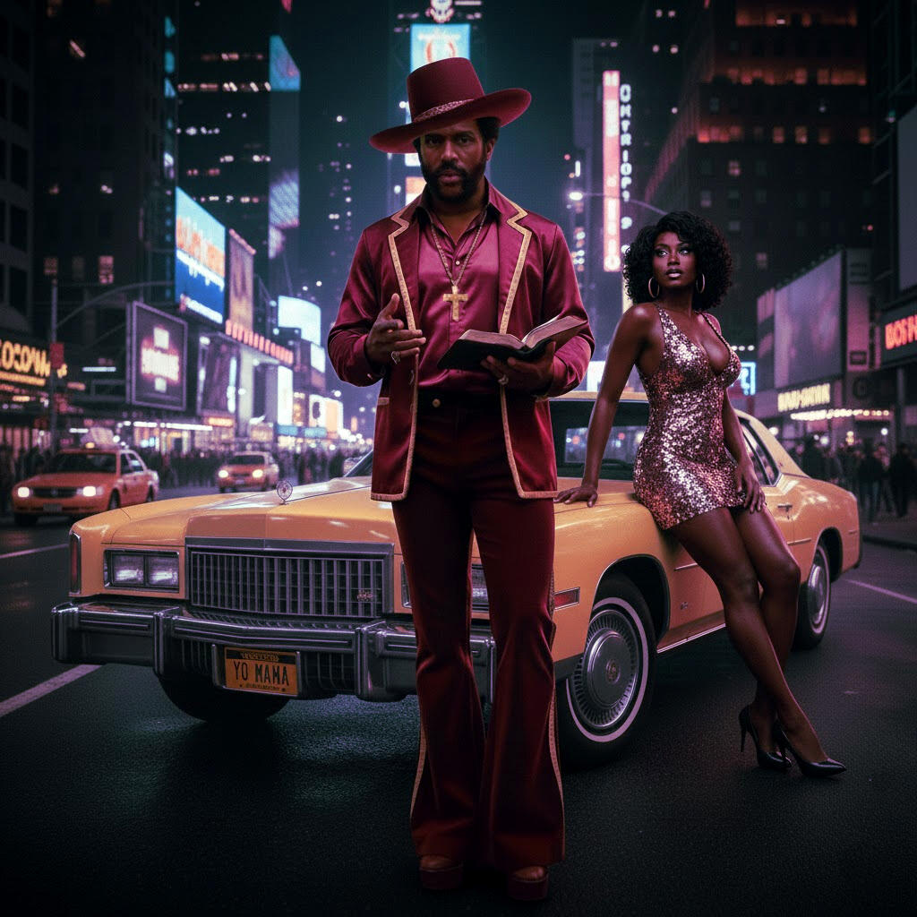 Reverend JimmyJack Funkytown, the preacher who became a pimp.