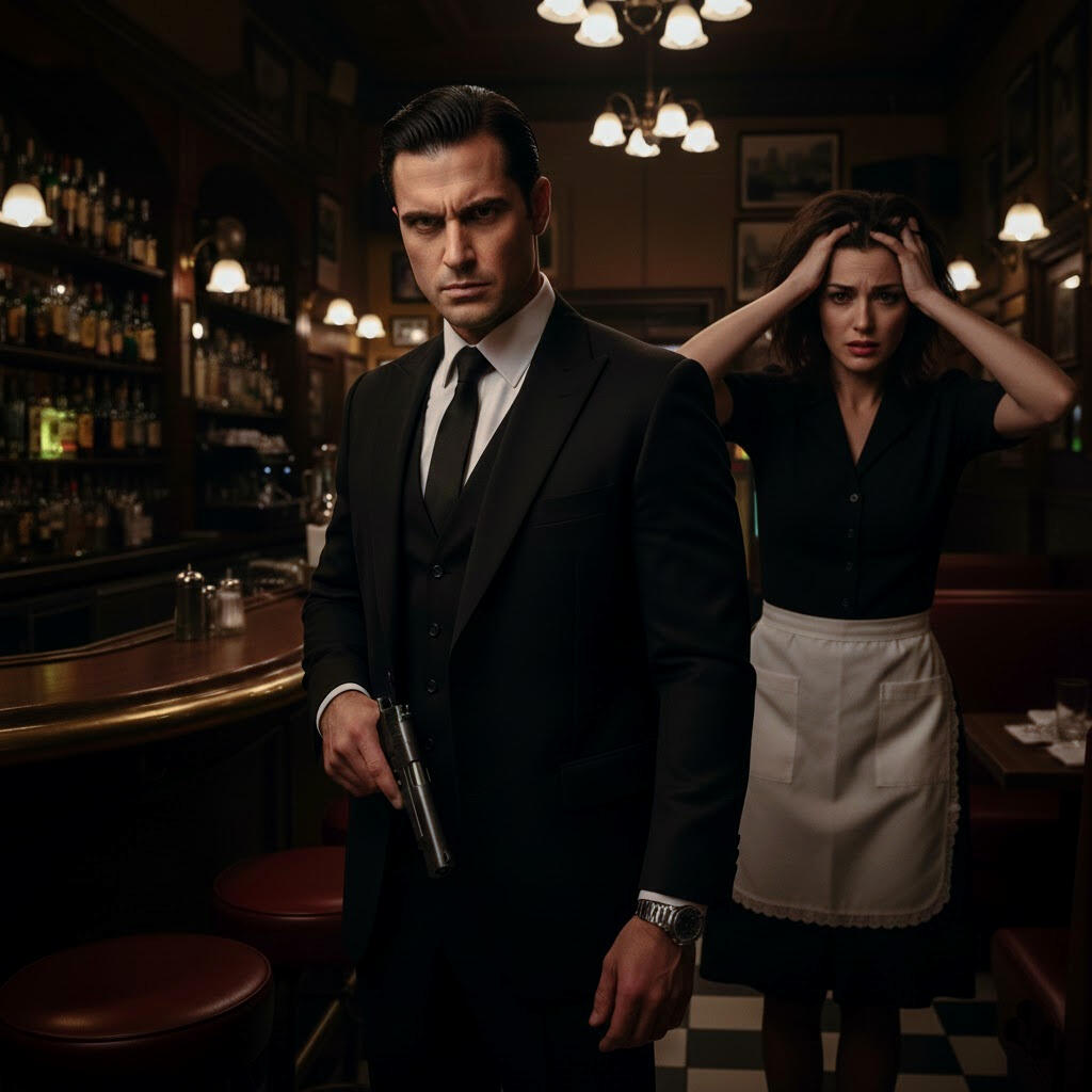 Vinny Parmasano, AKA Vinny the Vampire, the Mafia hitman who has no time for all this hugging bullshit.