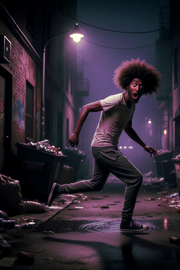 Big Daddy Boing-Boing, the Harlem crackhead who has much bigger problems than infected huggers.